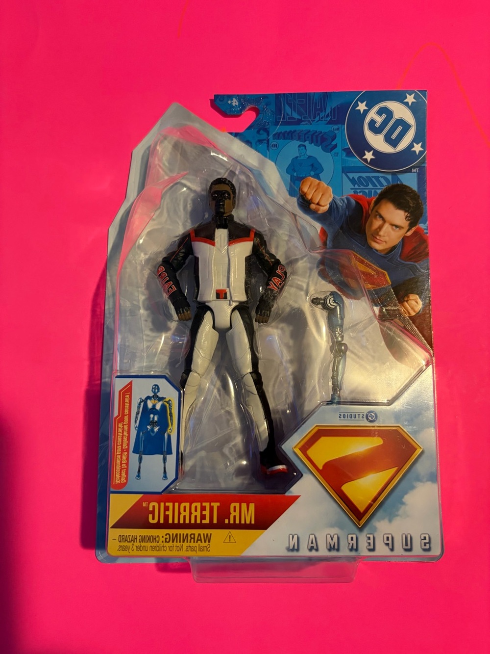 DC Mr. Terrific Figure - Black, Blue & Gold